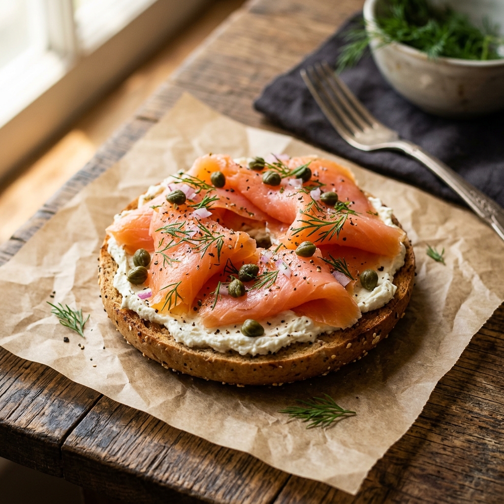 Smoked Salmon Bagel